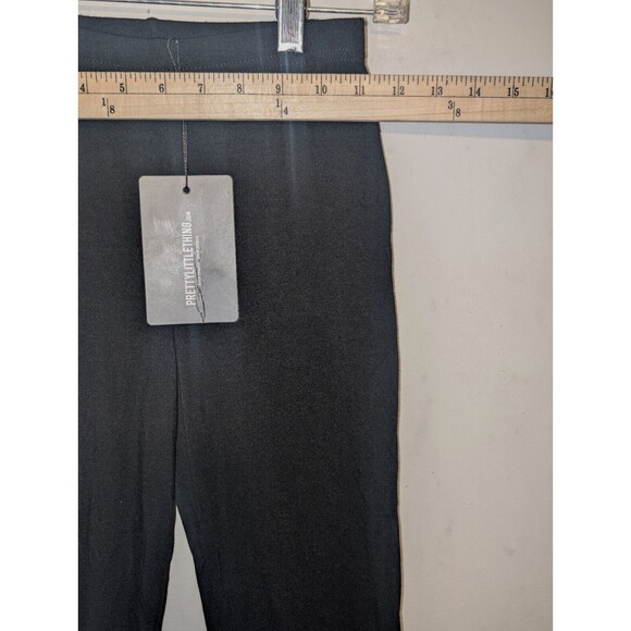 NWT PrettyLittleThing Women's Size 2 Black Elastic Waist & Bottom Jogger - Picture 3 of 14